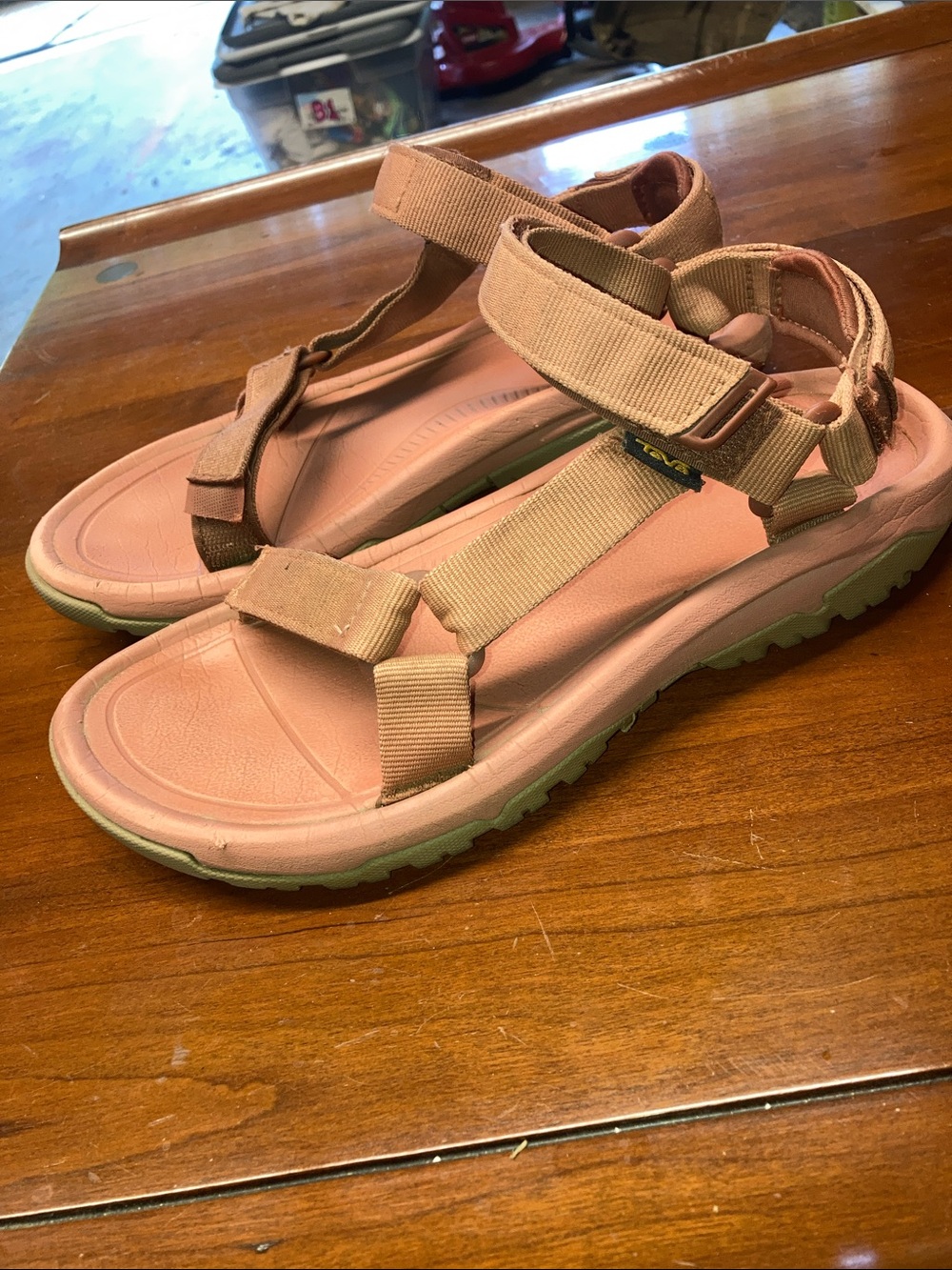 Teva Women's Hurricane Verge Sport Hiking Sandals 1121535 Peach Bliss
